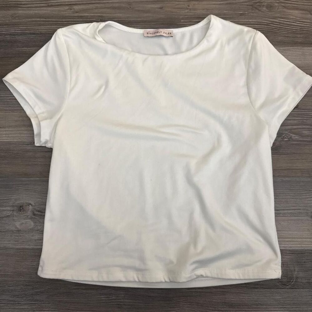Sincerely-jules-for-bandier Women's White T-shirt